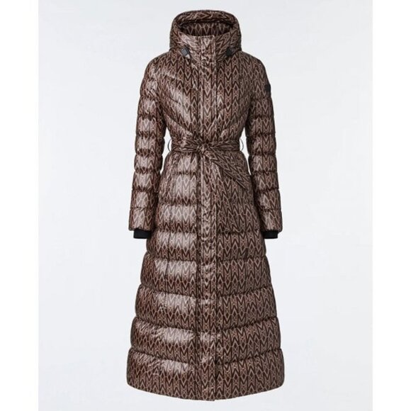MACKAGE Calina Logo-print Padded Long Down Coat - Picture 3 of 15